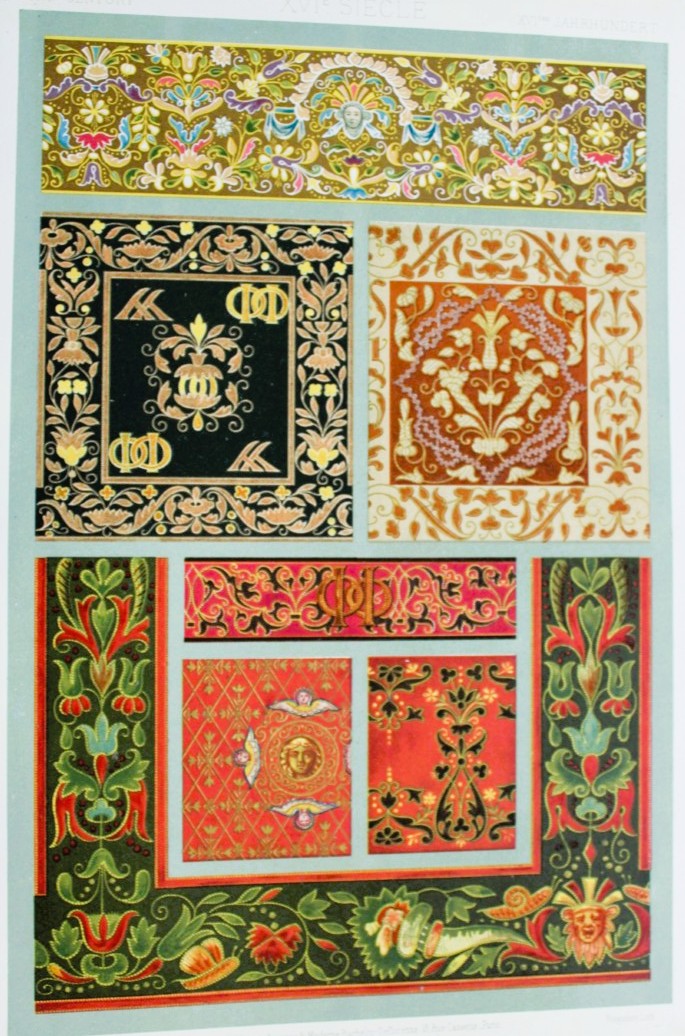 Dupont-Auberville - Chromolithograph of decorative art 1881.