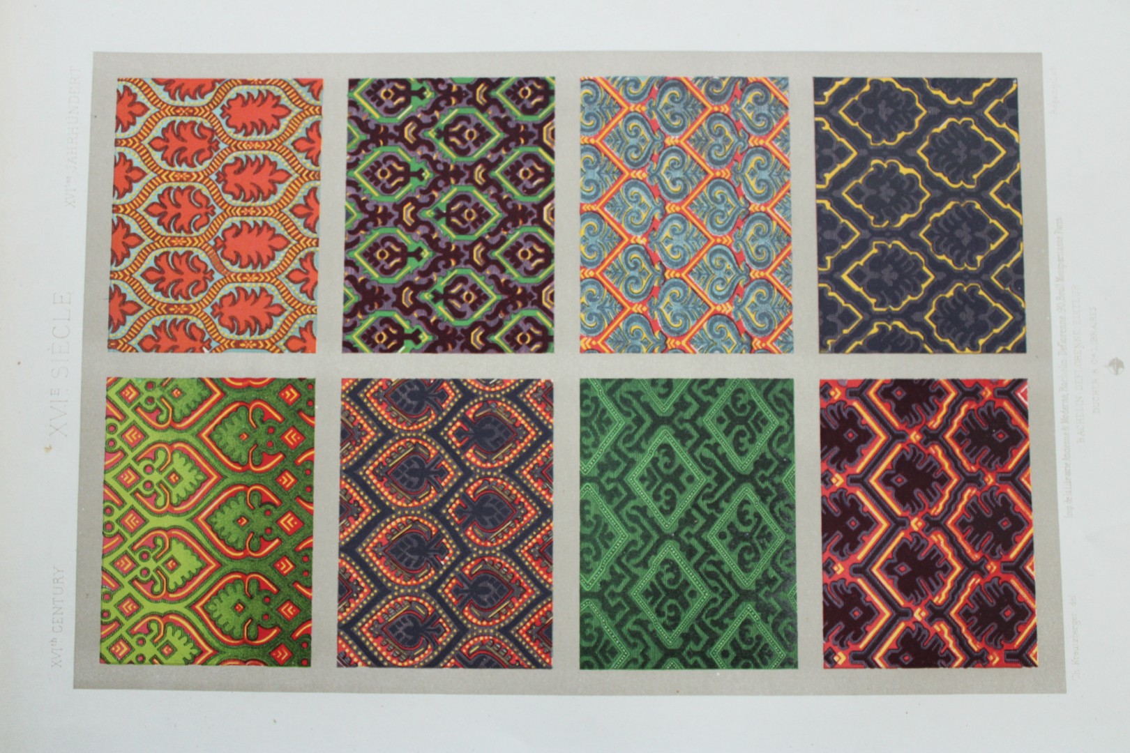 Dupont-Auberville - Chromolithograph of decorative art 1881.