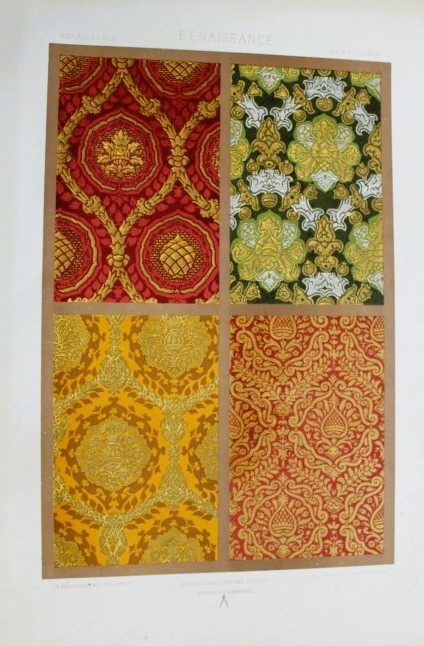 Dupont-Auberville - Chromolithograph of decorative art 1881.