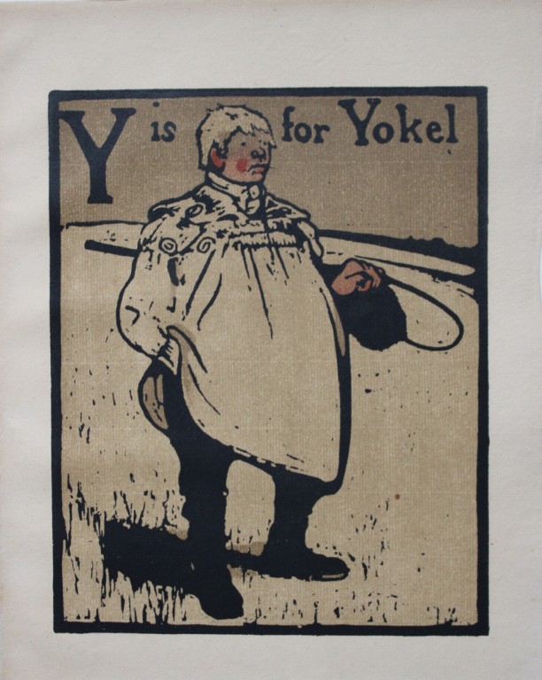 William Nicholson - Y is for Yokel 1898