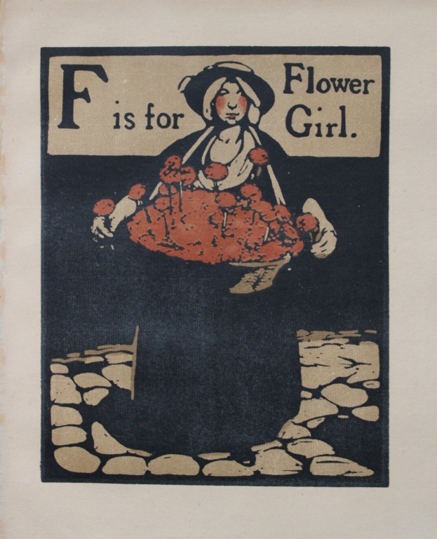 William Nicholson - F is for Flower Girl 1898
