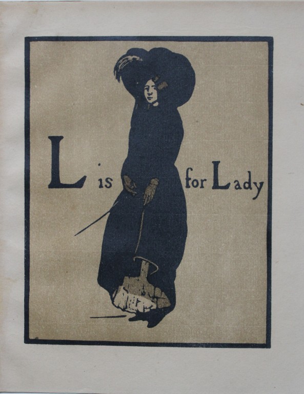 William Nicholson - L is for Lady 1898