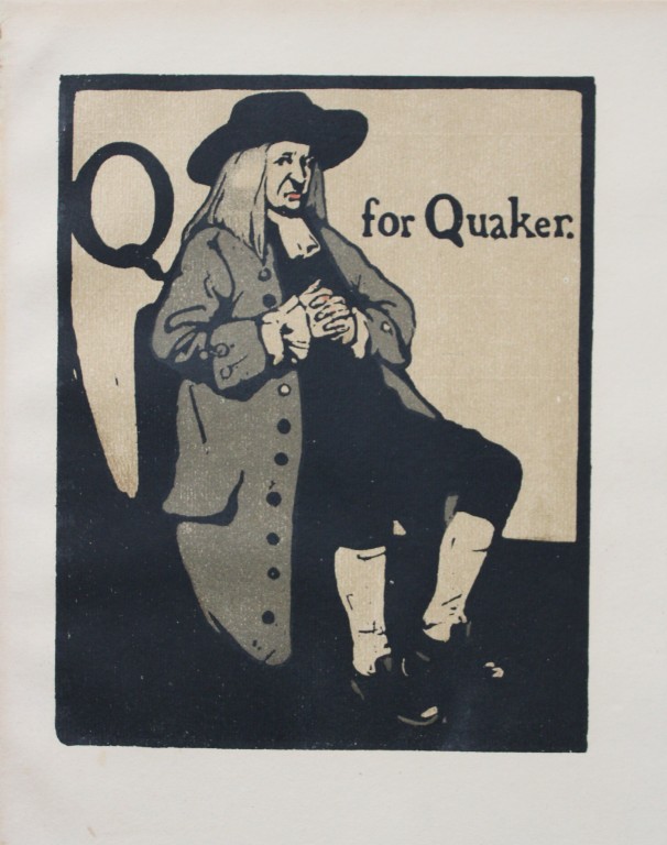 William Nicholson - Q  is for Quaker 1898