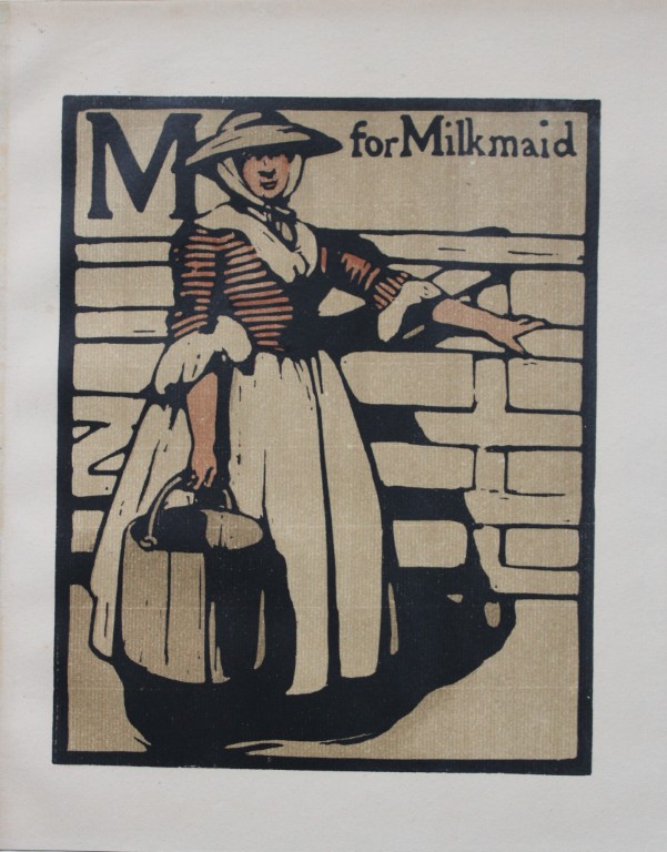 William Nicholson - M is for Milkmaid 1898