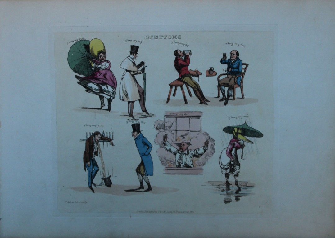 Henry Alken - Etching from Symptoms of being amused 1822