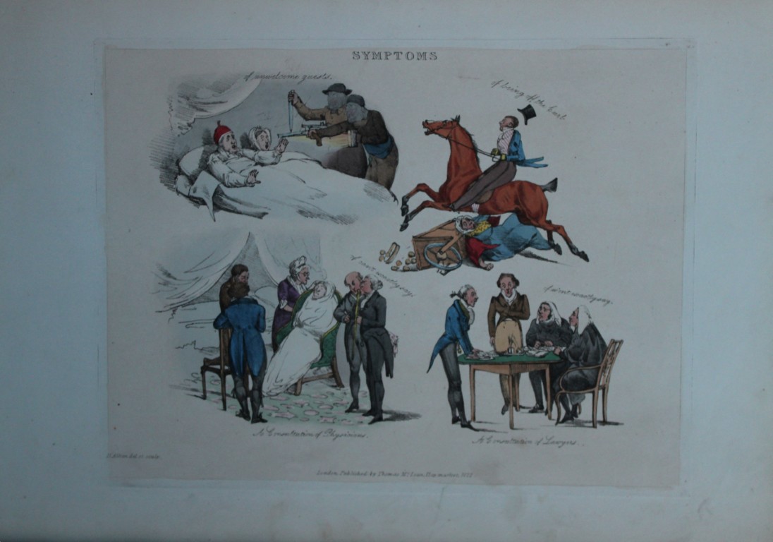 Henry Alken - Etching from Symptoms of being amused 1822