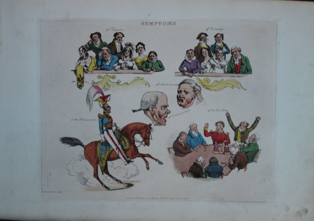 Henry Alken - Etching from Symptoms of being amused 1822