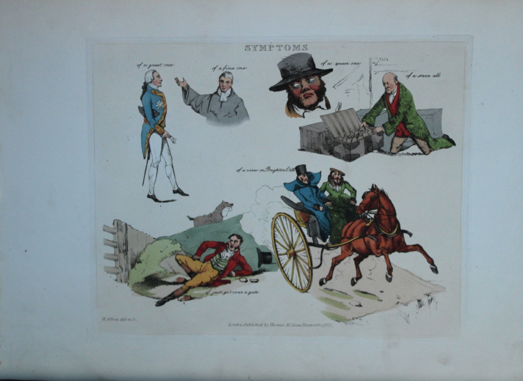 Henry Alken - Etching from Symptoms of being amused 1822