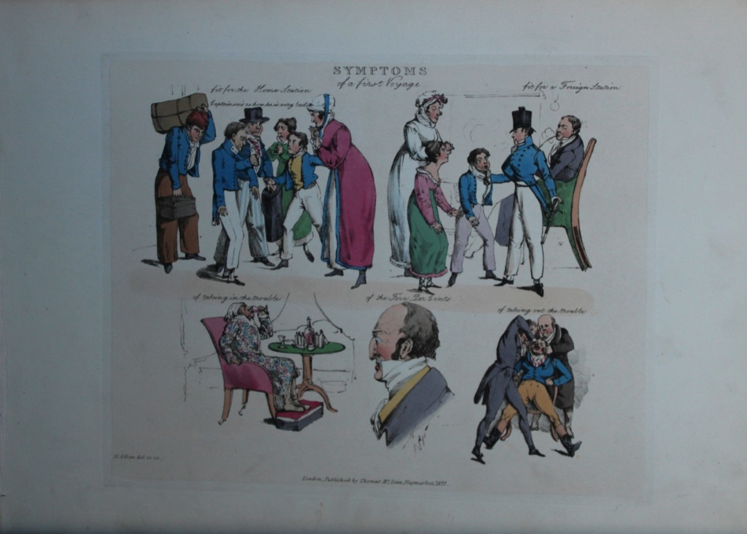 Henry Alken - Etching from Symptoms of being amused 1822