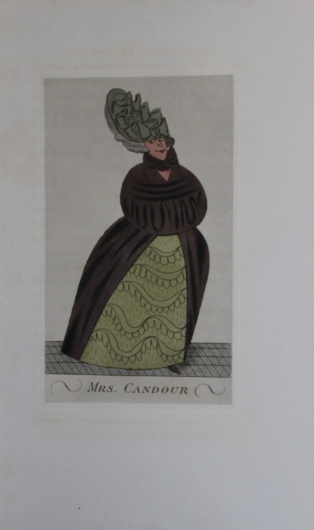 R Ben Sussan - 2 hand-coloured etchings from The School for Scandal by Sheridan 1934