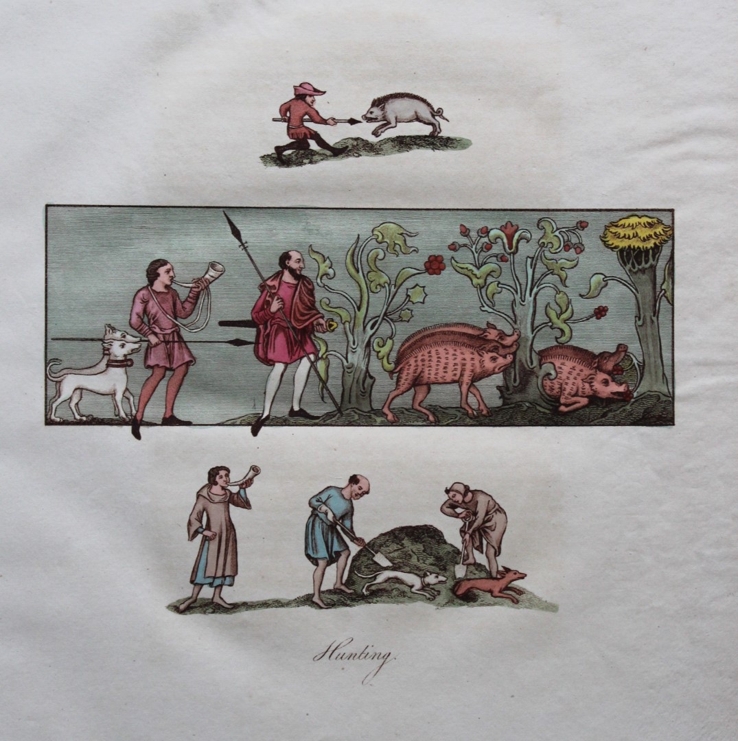 Joseph Strutt - Hunting & Hawking 1801