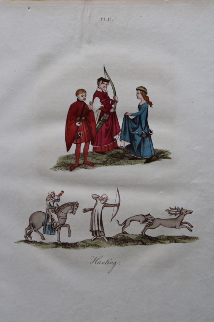 Joseph Strutt - Hunting & Hawking 1801