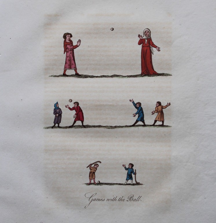 Joseph Strutt - Games with the ball 1801