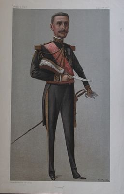 Admiral Raymond Emile Gervais - L'Amiral by GUTH 1902. This print was drawn by the French artist 