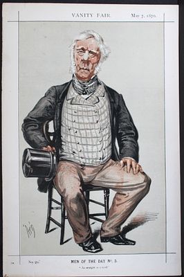 Admiral Rous - As straight as a reed by Atn 1870. This print was drawn by the British artist 