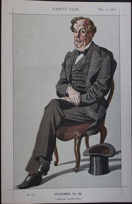 Alexander Baillie-Cochrane MP - Judicious Amelioration by Coide 1871. This print was drawn by 