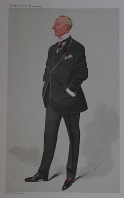 Allan Aynesworth - Tony by Spy 1908. This print was drawn by the British artist Sir Leslie Ward 