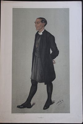 Arthur Foley Winnington Ingram, Bishop of London - London by Spy 1901. This print was drawn by 