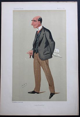 Arthur Wing Pinero Lady Bountiful by Bulbo 1906. This print was drawn by the British artist Max 
