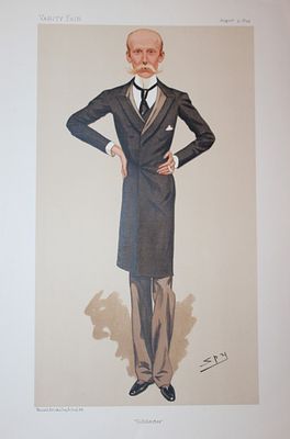 Captain Herbert Scaribrick Naylor Leyland MP - Colchester by Spy 1894. This print was drawn by 