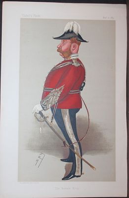 Captain John Thomas North - The Nitrate King by Spy 1889. This print was drawn by the British 