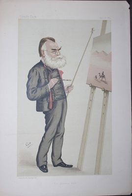 Carl Haag - The glorious East by Go 1884. This print was drawn by the German artist Franz 
