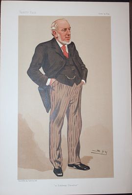Charles Grey Mott - A Railway Director by Spy 1894. This print was drawn by the British artist 