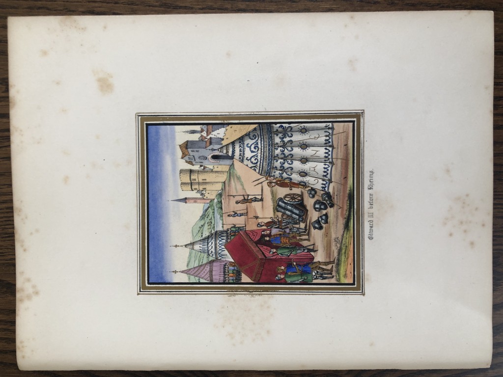 HN Humphreys - Original print from Illuminated Illutrations of Froissart 1844