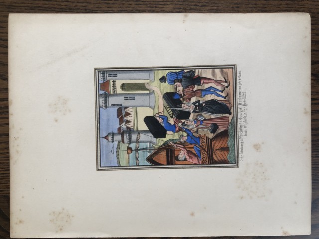 HN Humphreys - Original print from Illuminated Illutrations of Froissart 1844