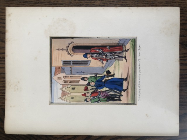 HN Humphreys - Original print from Illuminated Illutrations of Froissart 1844