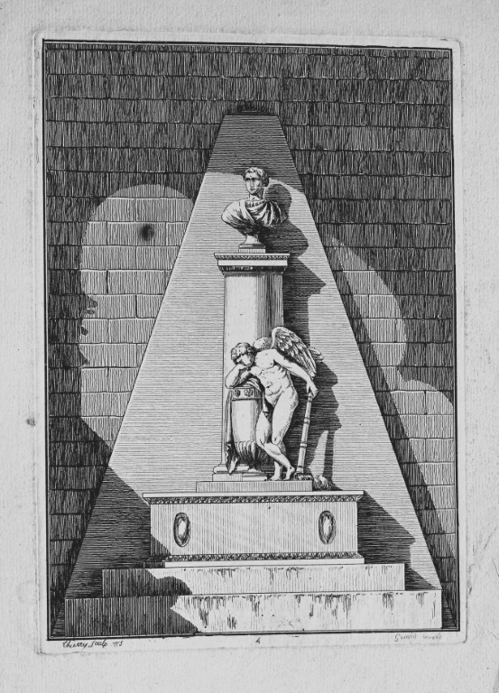 Ferdinand Quaglia - Engraving of monuments in Pere-Lachaise 1775