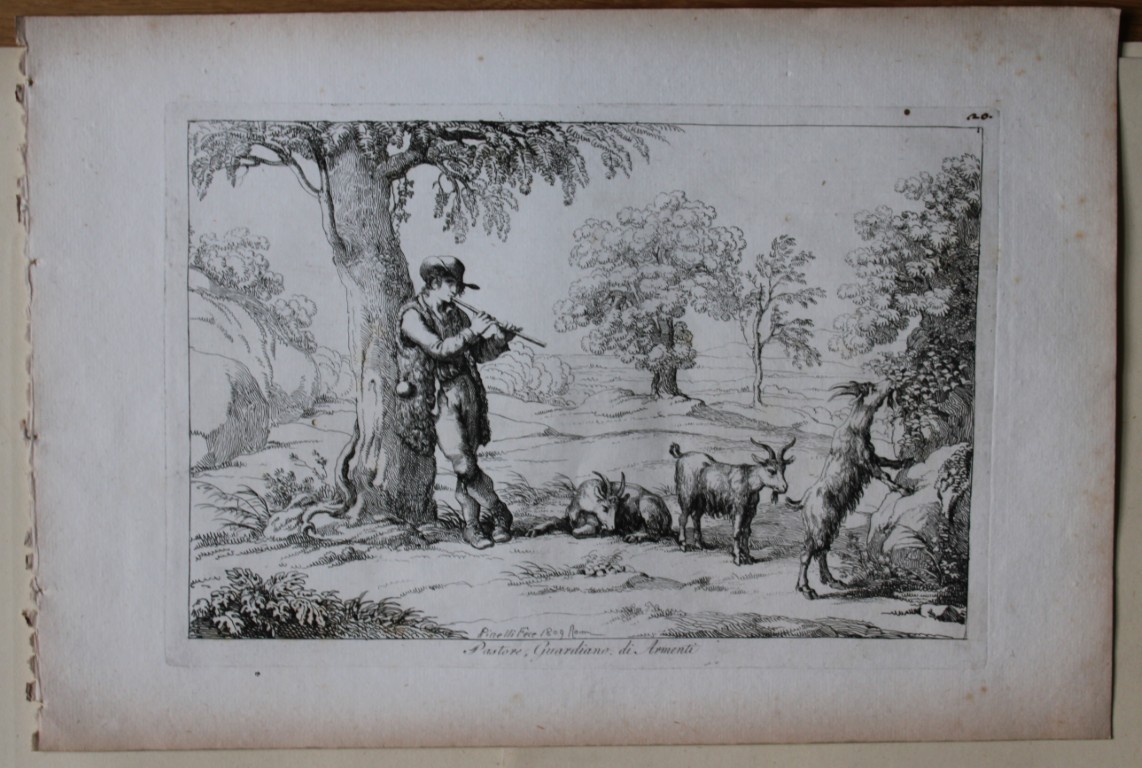 Pastore, Guardiano di Armenti  by B Pinelli from Costumi Pittoreschi 1809