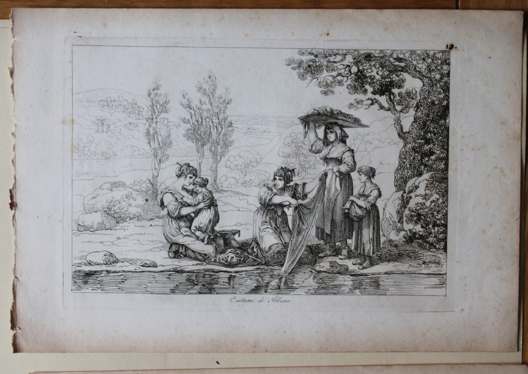 Costumi di Albano by B Pinelli from Costumi Pittoreschi 1809