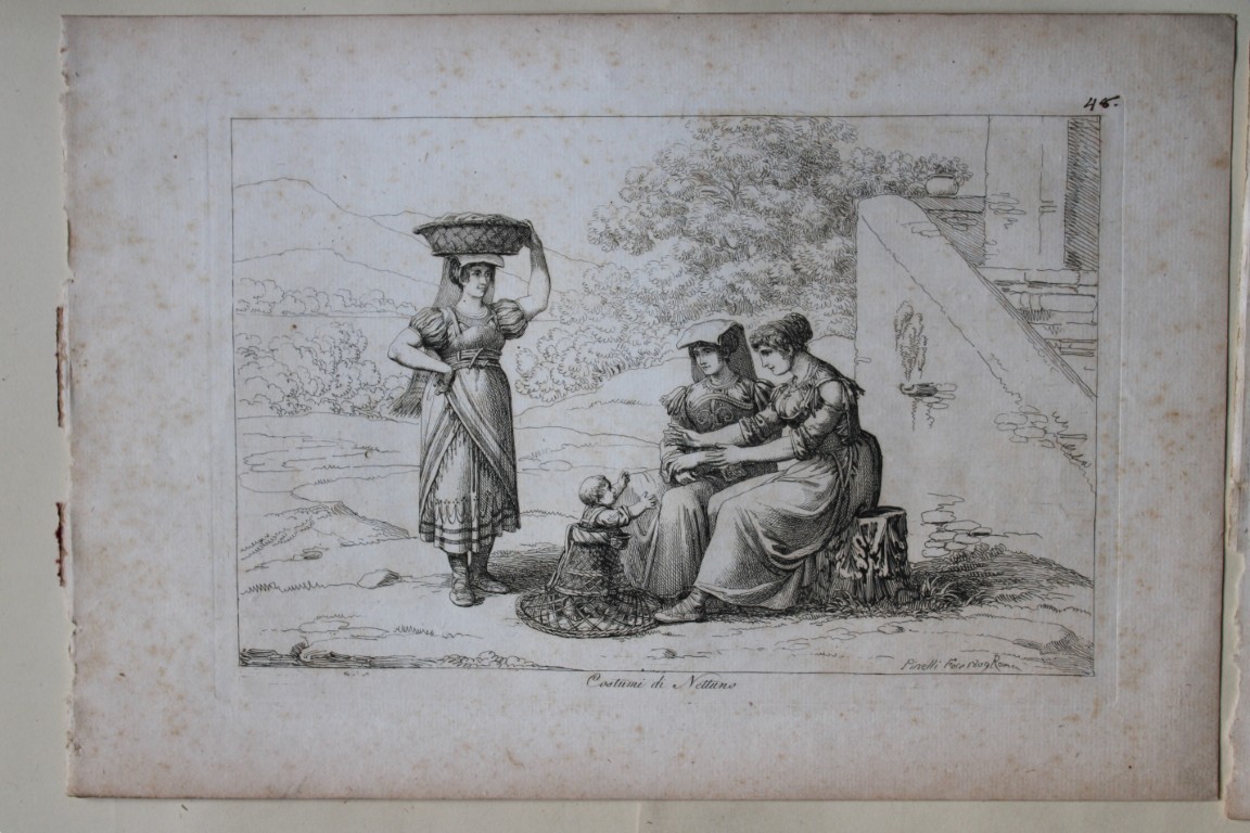 Costumi di Nettuno by B Pinelli from Costumi Pittoreschi 1809