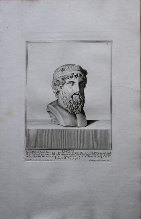 Giovanni Campiglia- Bust of Plato by Silvestro Pomared 1741