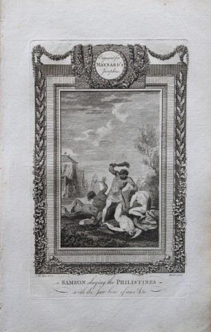 Metz - Samson slaying the Philistines engraved by Heath 1785