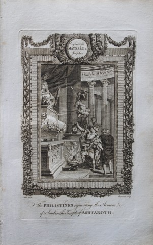 Metz - Philistines in Temple of Ashtaroth engraved by Grignion 1785