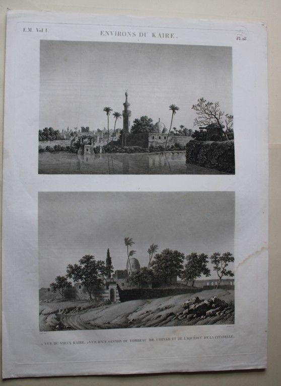 Description de l'Egypte - View of Old Cairo 1820-29