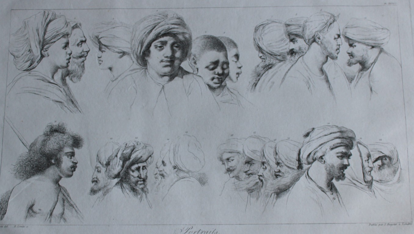 Portraits (of Egyptians) by Vivant Denon 1807