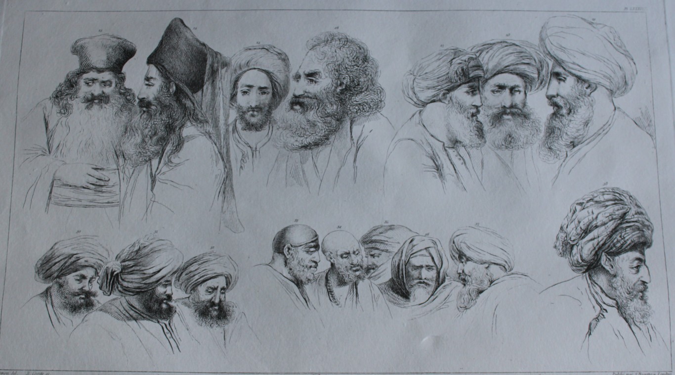 Portraits (of Egyptians) by Vivant Denon 1807