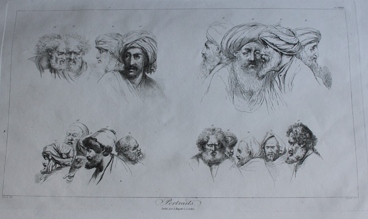 Portraits (of Egyptians) by Vivant Denon 1807