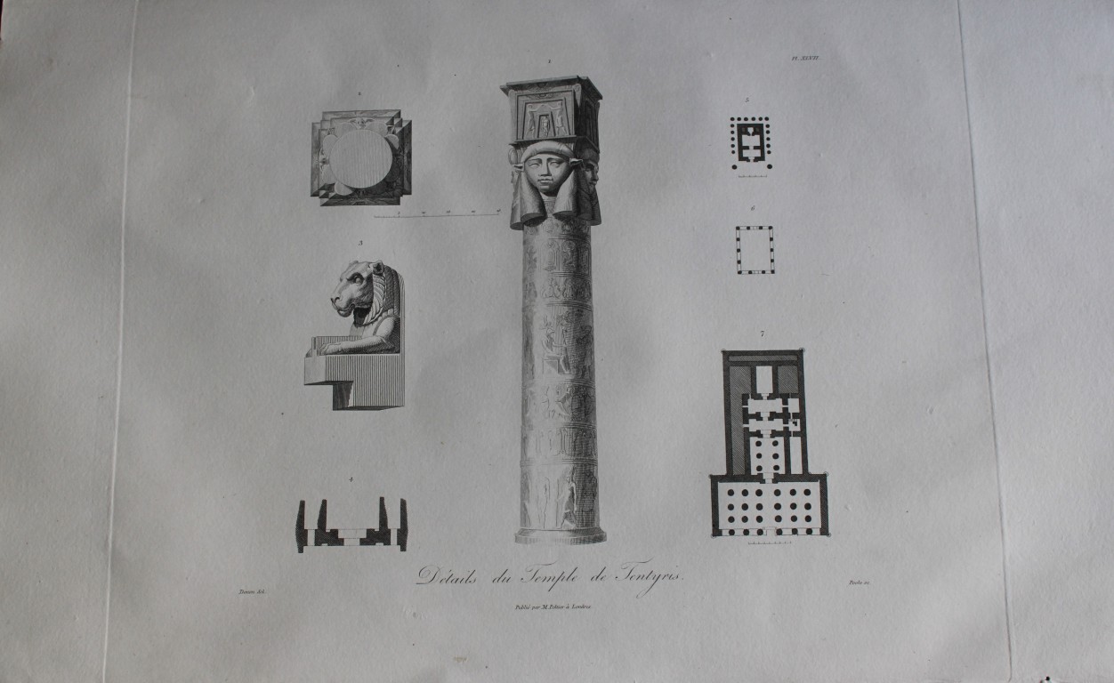 Details du Temple de Tentyris by Vivant Denon 1807