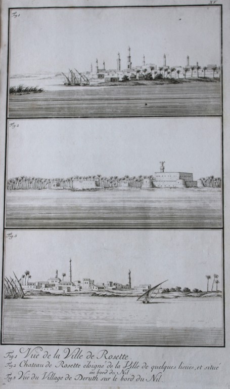 Ville de Rosette by Capt FL Norden 1792
