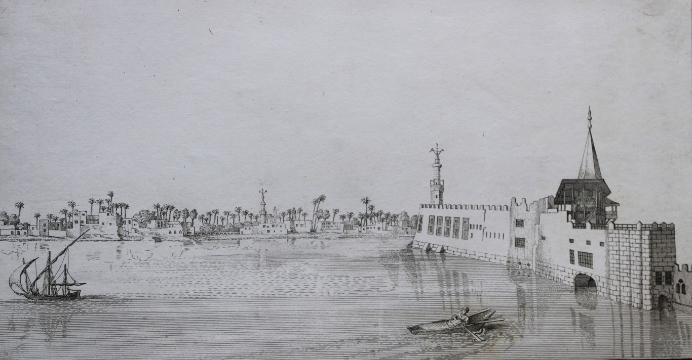 View of Mokkias by Capt FL Norden 1792