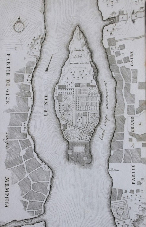 Plan of L'Isle de Rodda by Capt FL Norden 1792