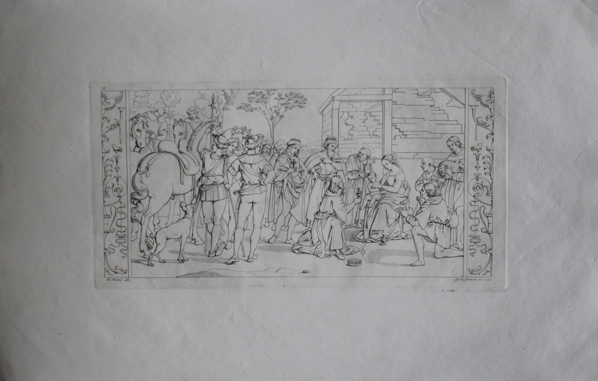 Giuseppe Craffonara - Engraving of papal paintings 1820
