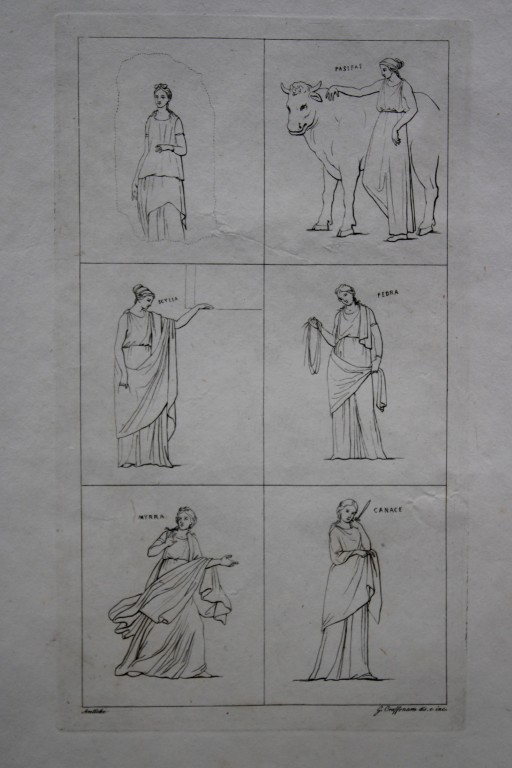 Giuseppe Craffonara - Engraving of papal paintings 1820