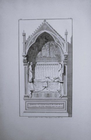 Seroux D'Agincourt - Original engraving of ancient monuments 1823