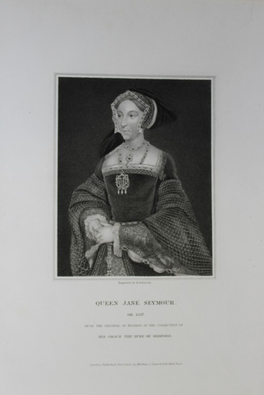 Edward Lodge - Queen Jane Seymour engraved by H Robinson 1835