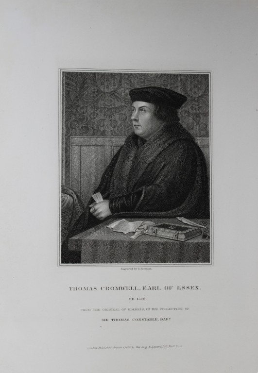 Edward Lodge - Thomas Cromwell engraved by S Freeman 1835